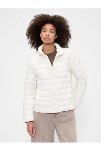 GAP 791284001 V-Frch Logo Lw Puffer Jkt Women's Jacket