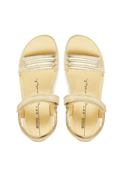 Ecco Σανδάλια για Κορίτσια Χρυσά -71217361132 Ψάθα