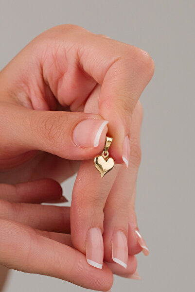 Zeynepli gold & jewelry 14 AYAR ALTIN ZARİF KALP KOLYE UCU