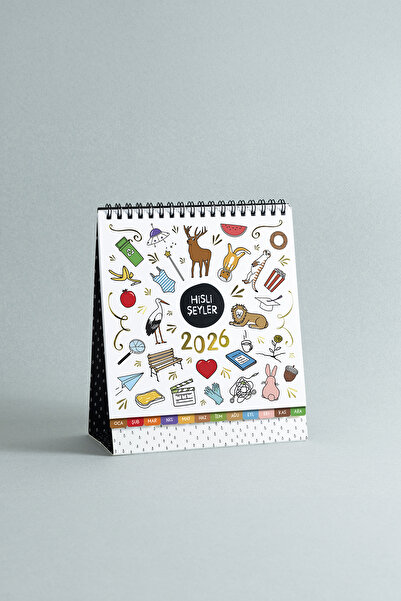 Hisli Şeyler 2026 Hisli Masa Takvimi