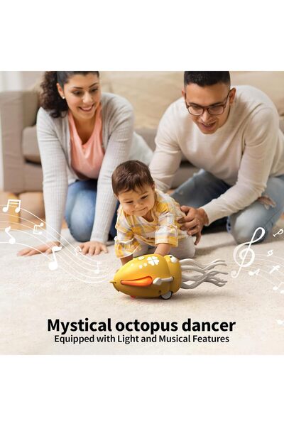 Squid Electric Dancing Octopus Toy with LED Light and Music