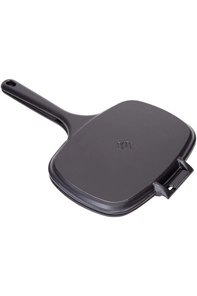 Sürel DÖKÜM 25X18 CM OVAL IZGARA TOST MAT SİYAH