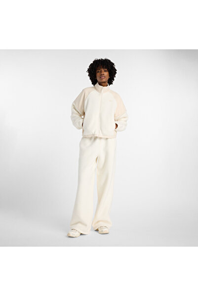 New Balance Krem Kadın Mont & Yelek