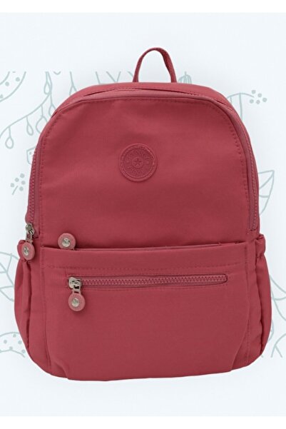 OEM - Women's waterproof backpack with adjustable straps and handle N66 pink