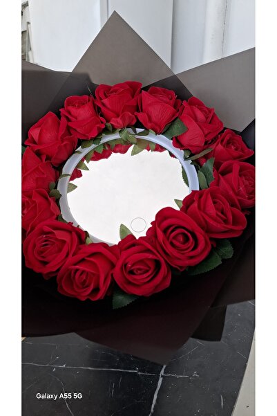 Mina Aynalı buket yapay çiçek