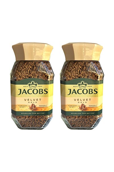 Jacobs Velvet Gold 100 gr Çözünebilir Kahve x 2 Adet