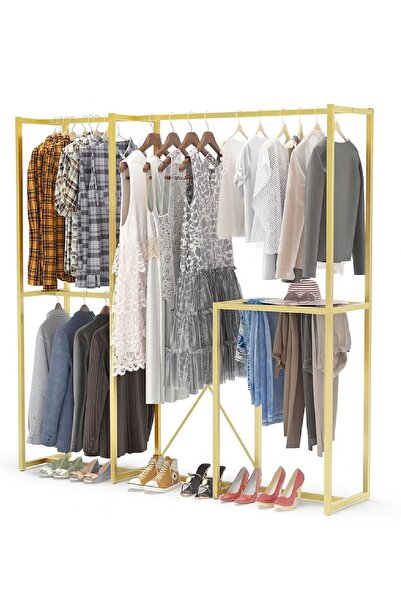 TOLIAHOME Metal Portmanto Askılık Metal İskelet Vestiyer Kıyafet Askılığı