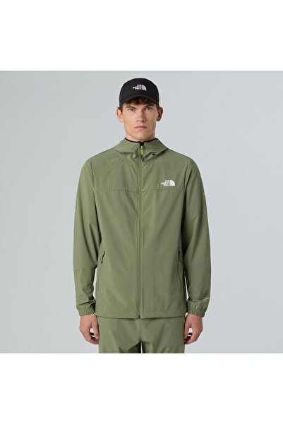 THE NORTH FACE Mountain Athletics Hooded Wind Men's Jacket Nf0A8Bp1Bo91 Green...