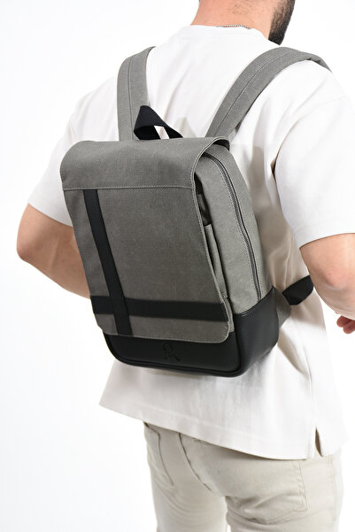 MEGA ÇANTA Canvas Series Ultra Large Capacity Backpack Men's Bag