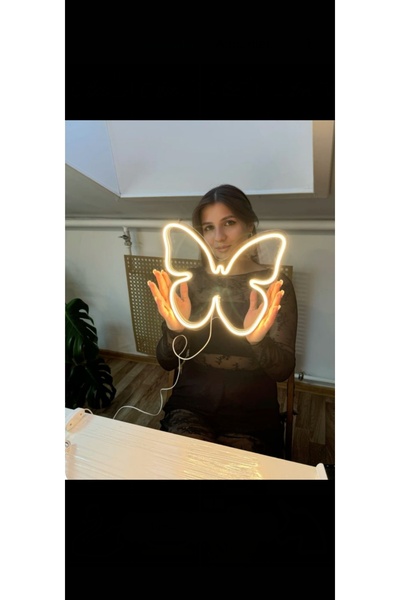 KAMER NEON LED IŞIKLI KELEBEK