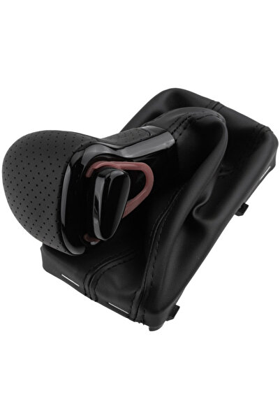 NTY Buton schimbător automat de viteze negru + manșon pentru Audi