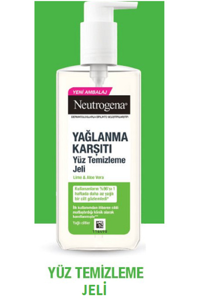 Neutrogena Yağlanma Karşıtı Lime&Aloe Vera Yüz Temizleme Jeli