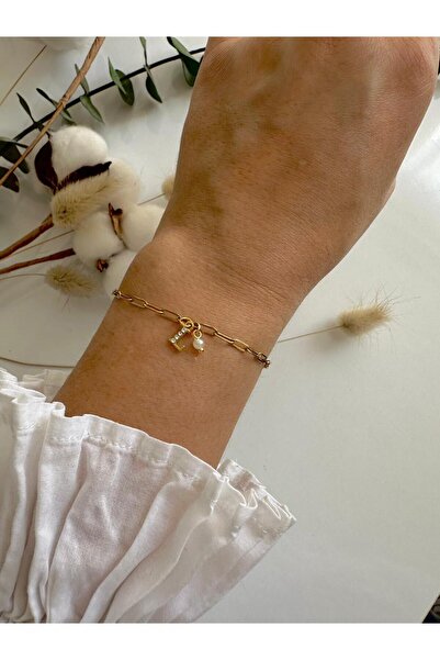 NevoAccessory سوار نسائي من الفولاذ على شكل حرف L – لا يتأكسد، قابل للتعديل، تصميم أنيق