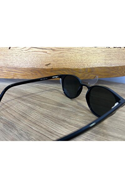 Infiniti Design INFINITI POLARİZE UNİSEX SİYAH YUVARLAK GÜNEŞ GÖZLÜĞÜ