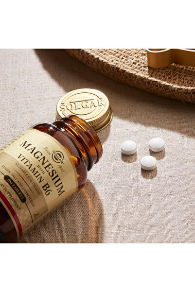 Solgar Magnesium With Vitamin B6 Tablets 100's