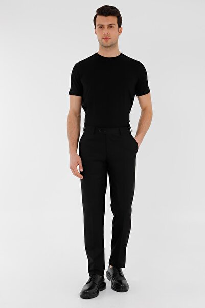 Uki SİYAH Flanel Pantolon