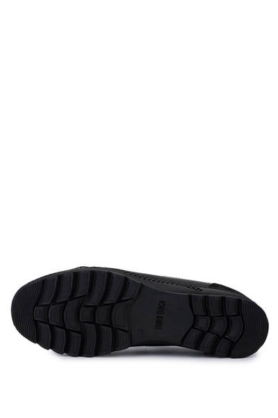 Tamer Tanca Erkek Hakiki Deri Siyah Nubuk Sneakers & Spor Ayakkabı