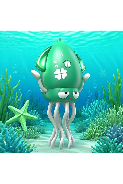 Squid لعبة الأخطبوط الراقص الكهربائي مع أضواء LED والموسيقى - لعبة حسية تفاعل...