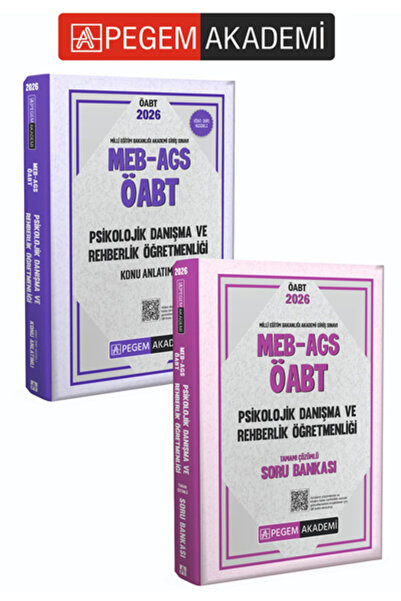 Pegem Akademi Yayıncılık PEGEM AKADEMİ 2026 MEB AGS ÖABT Psikolojik Danışma v...