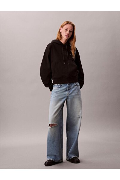 Calvin Klein LS PREMIUM TERRY EMBLEM LOGO HOO