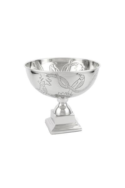 Mikasa Moor Silver Footed Metal Bowl 30X29Cm