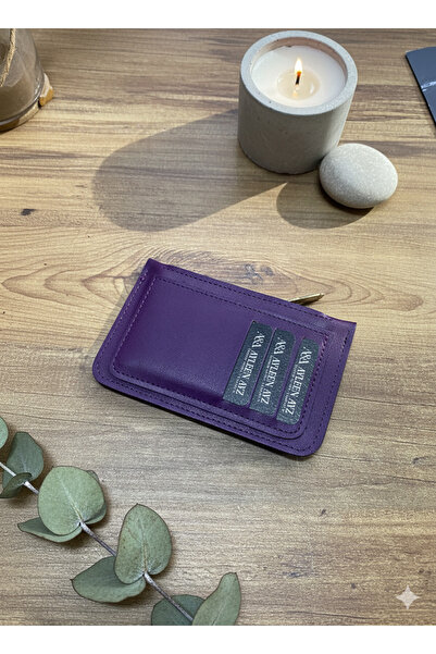 Ayleen Ayz Faux Leather 6 Card Holder and Zippered Coin Compartment Card Holder Wallet