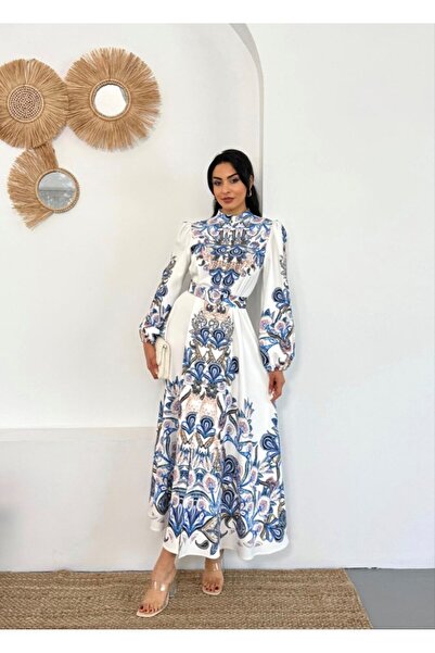 suphias Imported Babel Fabric Dress (Belt Included)