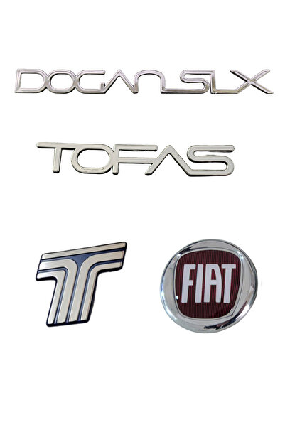 MEFAUTO طقم حروف وعلامات جديد متوافق مع فيات توفاش دوغان إس إل إكس للباب الأم...