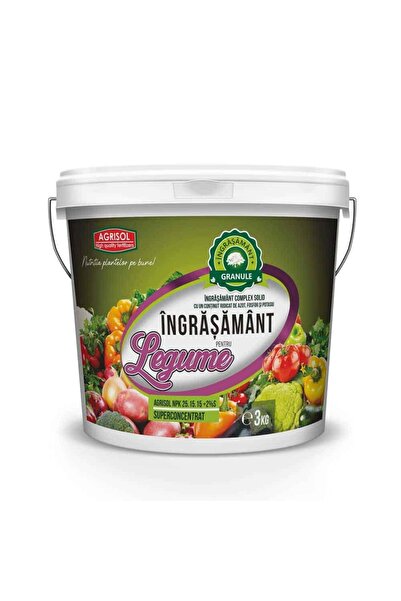 agrisol Ingrasamant pentru legume Agrisol, superconcentrat, continut ridicat de P si K, 3 kg