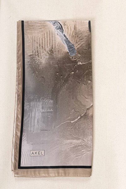 Akel Dijital Kristal Desenli Eşarp 95x95 – Pastel Desen-3