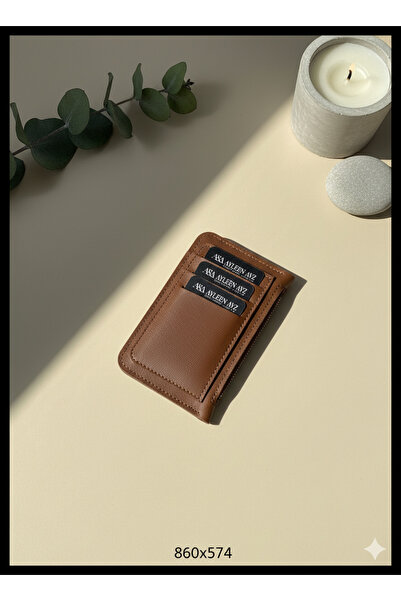 Ayleen Ayz Faux Leather 6 Card Holder and Zippered Coin Compartment Card Holder Wallet