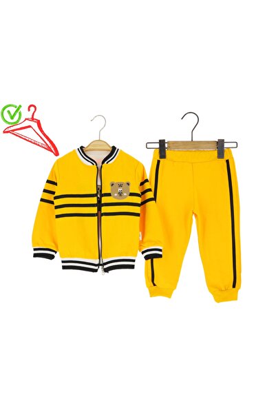 Atabay Kids Atabay 253-10-25 Men's Seasonal Jacket with Cat Embroidery 3-Piec...
