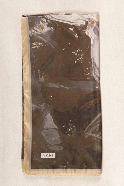 Akel Digital Crystal Patterned Scarf 95X95 – Pastel Pattern-3