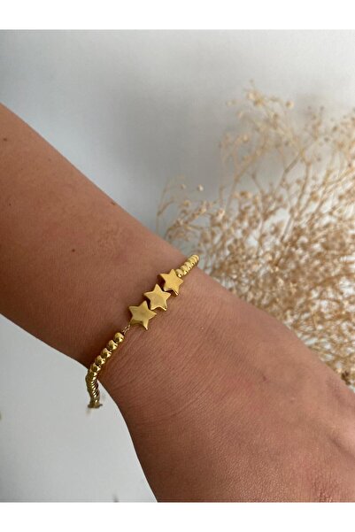 staınless steel Triple Star Steel Bracelet