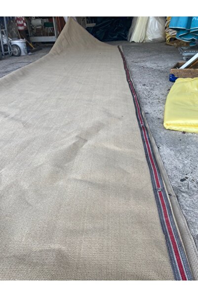 içel çadır Ölçülerle Krem Renkli Kapsüllü-Balkon Demiri Tülü-Bahçe Çit Örtüsü-Gölgelik Tülü