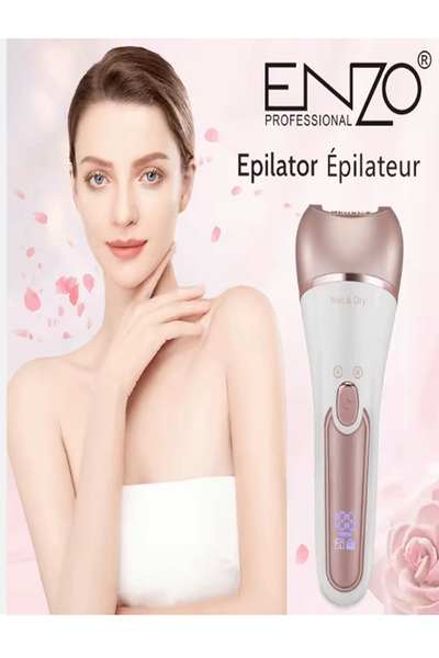 BUNCA ENZO EN-5842 5-in-1 Hair Removal Device: Trimmer and Cleanser for Face and Body, Light and Portable ⚡