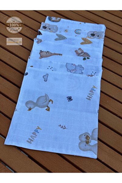 Fulya Tuhafiye Ftbabycollection Muslin Mouth Wipes, Mouth Cloth 100% Cotton D...