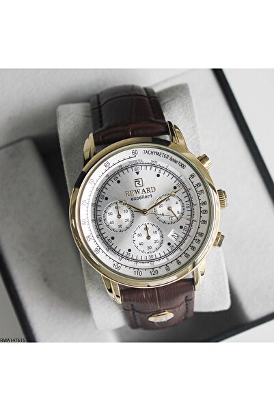Reward Rwa147615 Leather Band Men's Wristwatch