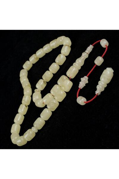 TESBİHCİBABA Kaliningrad Master Craftsmanship Systematic Genuine Drop Amber Prayer Beads