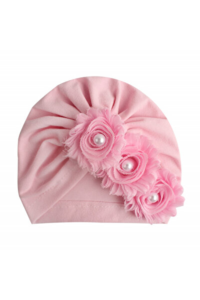 Bebelul Turban hat with pearls and flowers