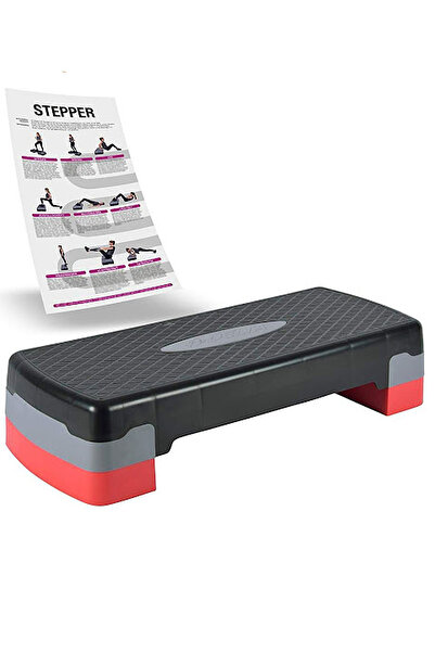 Delta Step Tahtası 2 Kademeli – Aerobik Step Board, Kardiyo Egzersiz, Evde Spor Fitness Aleti