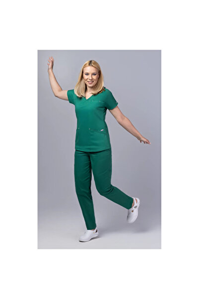 tag Costum medical, bluză și pantaloni pentru femei, croială slim fit, New AM...