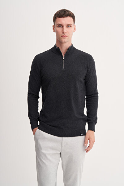 Cazador Premium Courspoun Slim Fit Half Fisherman Sweater-33250