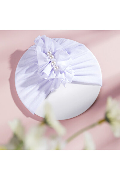 Bebelul Turban hat with pearls applied to the front