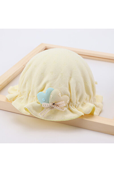 Superbaby Ivory bonnet - Hearts