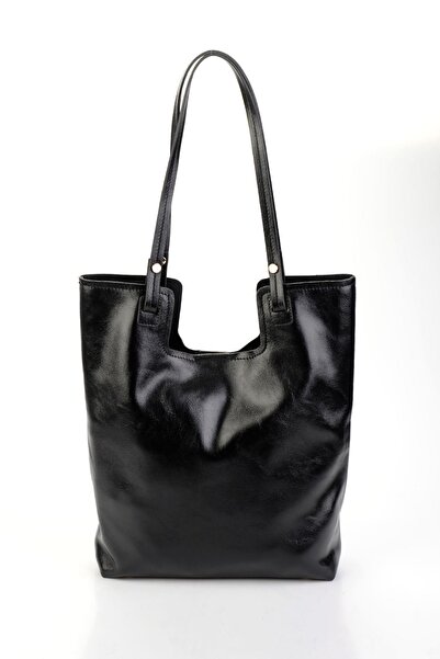 Bambi Siyah Kadın Omuz Çantası C06619641609