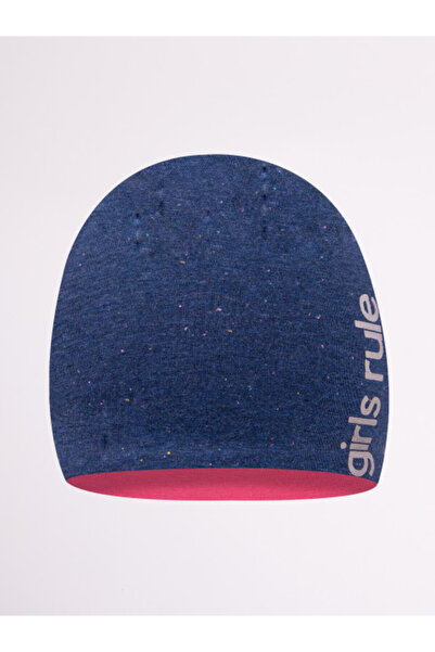 Superbaby Fes dublat bleumarine pentru fetite - Girls Rule