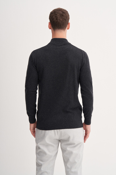 Cazador Premium Courspoun Slim Fit Half Fisherman Sweater-33250