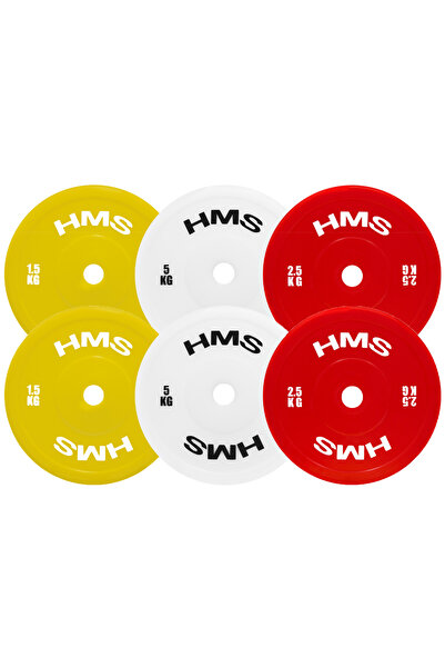 Other TPP05 WHITE PE OLYMPIC TECHNICAL PLATE 2 x 5.0 KG HMS