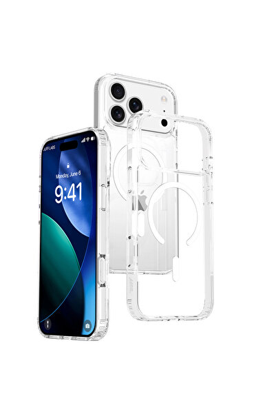 CASEMATİC Magsafe Apple 17 Pro Max Clear Kılıf